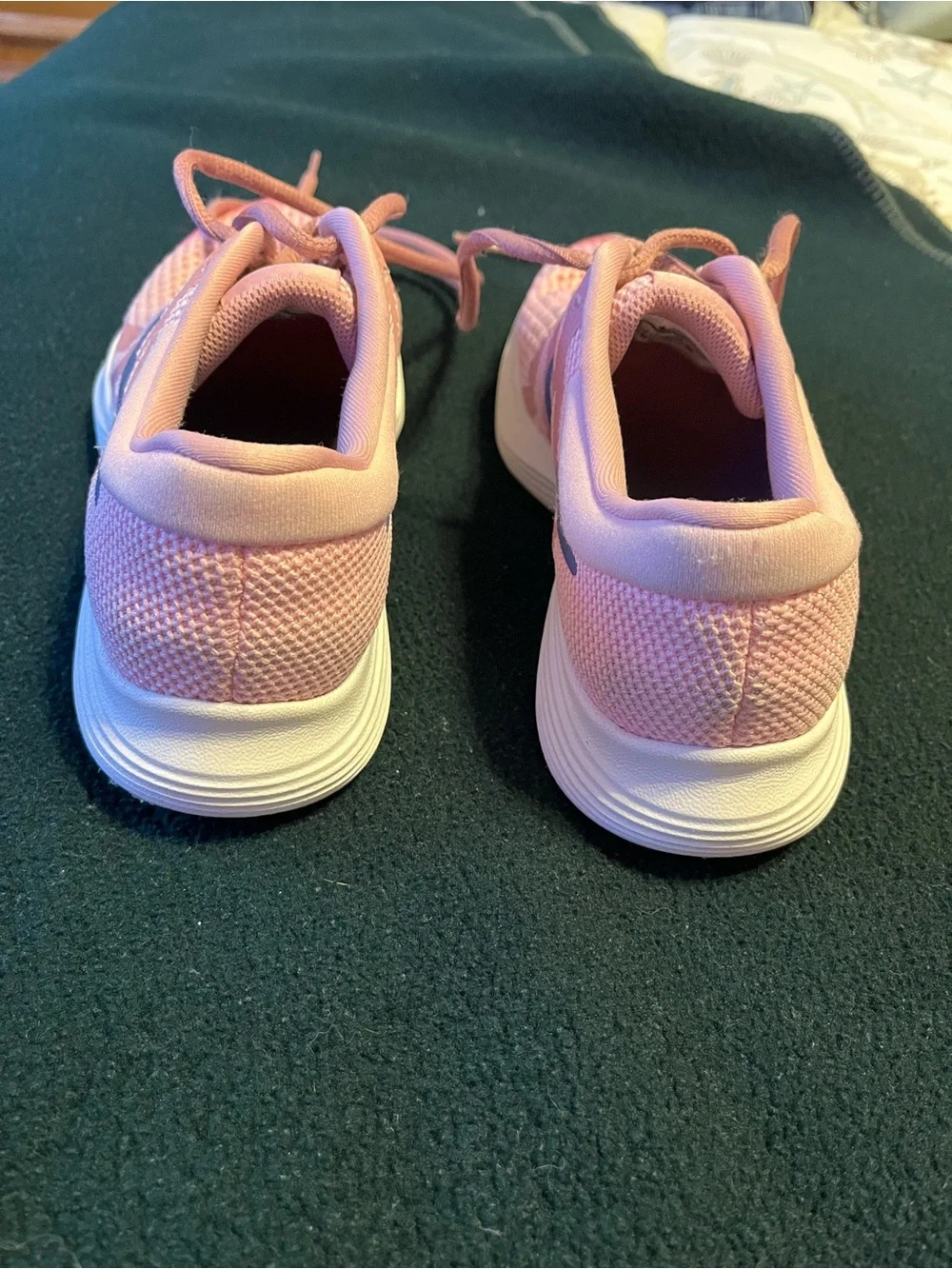 Nike Two Tone Pink Athletic Sneakers with Mesh Upper